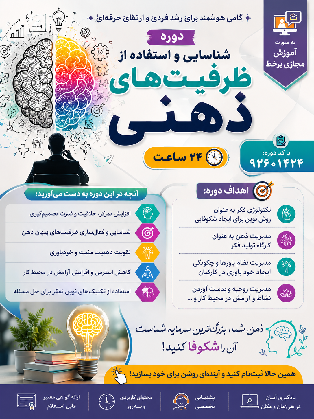دوره شناسایی و استفاده از ظرفیت های ذهنی